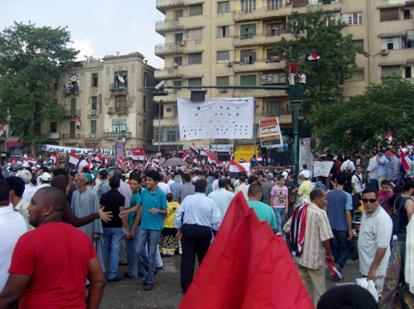 Menschen am Tahrir