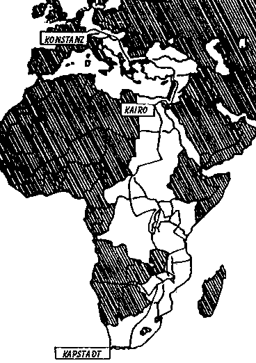 Karte Europa-Afrika